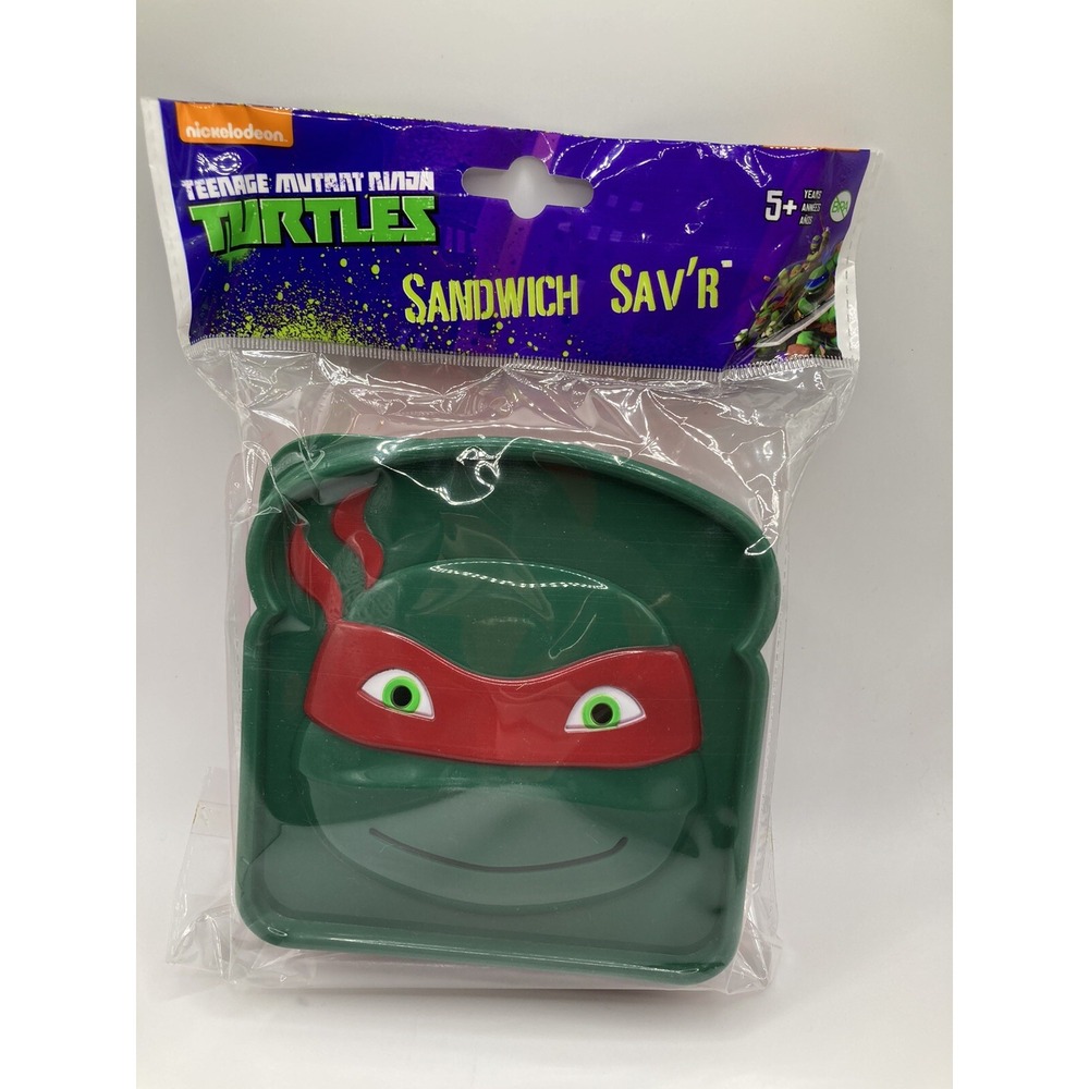 Teenage Mutant Ninja Turtles Sandwich Keeper Lunchbox Helper Red Mask